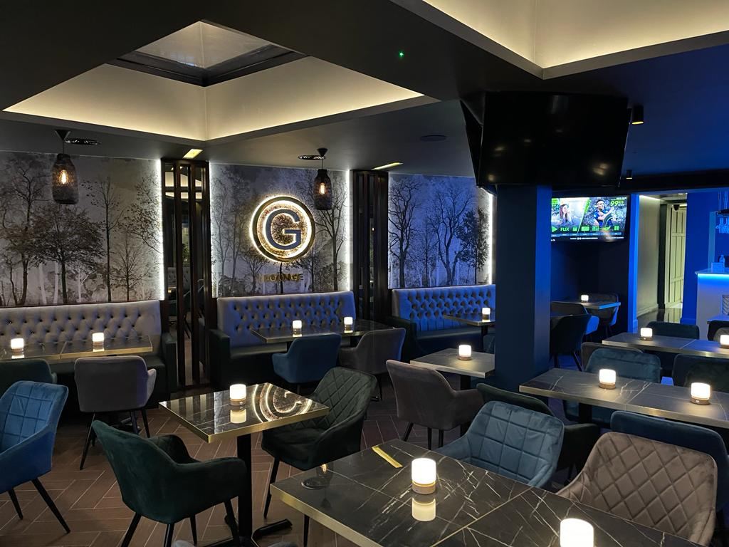 G Lounge after completion, view 2